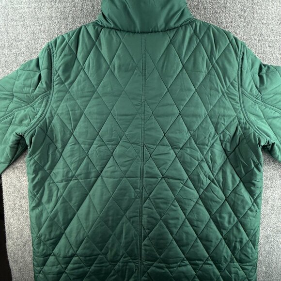 NWT Weatherproof 2XL Green Quilted High Pile Fleece Lined Full Zip Coat Winter - Picture 14 of 15